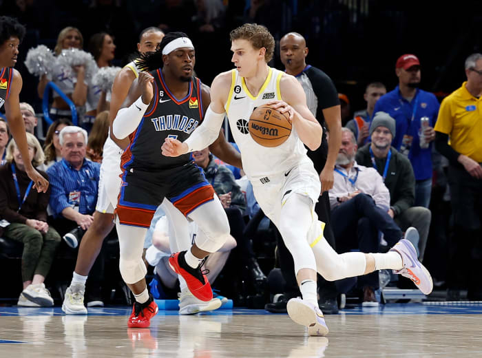 Lu Dort, Lauri Markkanen, OKC Thunder, Utah Jazz